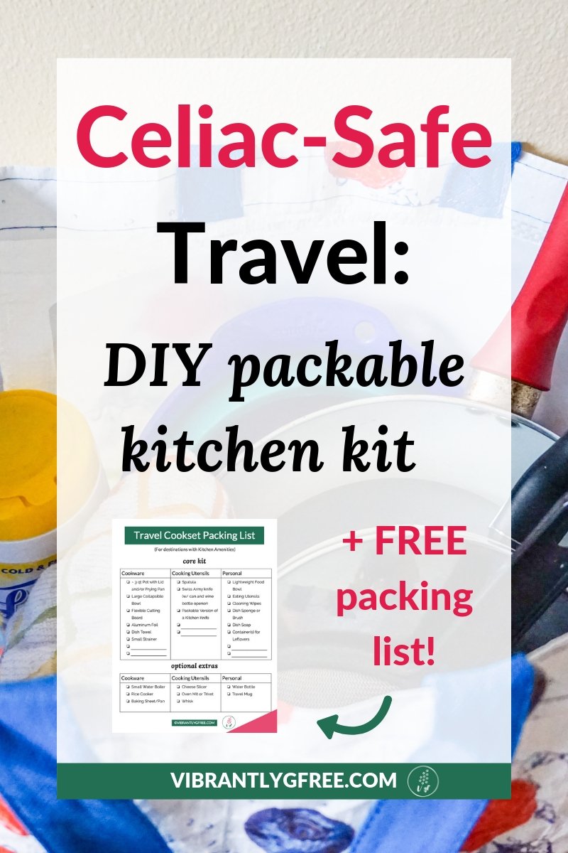 Celiac Travel DIY Cooking Kit